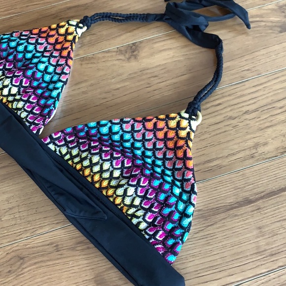 Swim systems rainbow knit bikini top - Picture 3 of 16